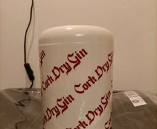 Vintage Ice bucket with Gin Logo