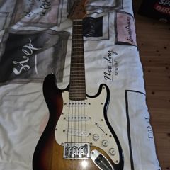 Childs Burnwood electric guitar.