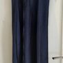 Brand New ASOS design Navy Satin Cowl Neck Maxi Dress - Lace Up Back - UK 16 Image 4
