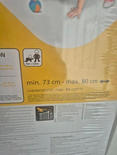 Baby gate 73cm-80cm