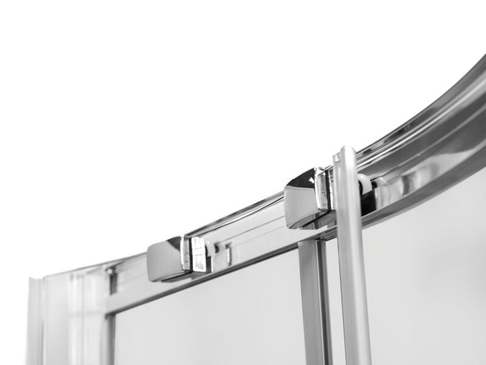 BESCO Shower Enclosure Quadrant Balck 80x80x190cm