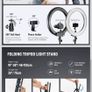 LED Ring Light 18inch 55W Dimmable Image 7