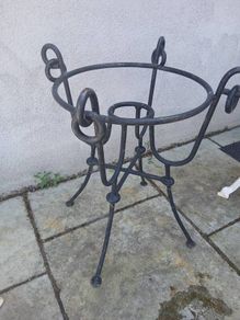 Heavy old type garden table