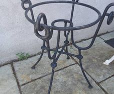 Heavy old type garden table