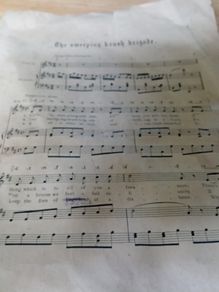 Vintage Sheet Music