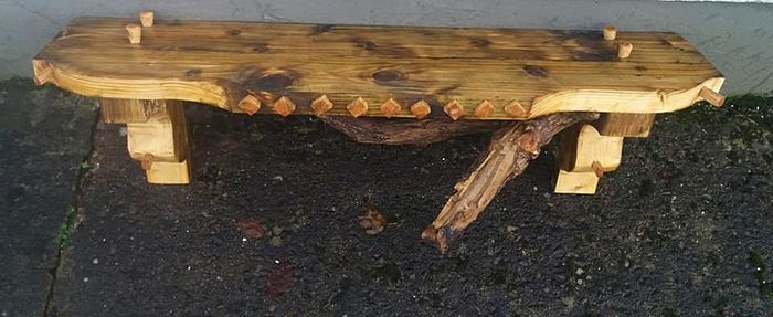Rustic Driftwood Stove Mantle Shelf