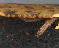 Rustic Driftwood Stove Mantle / Shelf