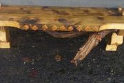 Rustic Driftwood stove mantle / shelf