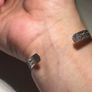 Vintage Native American Turquoise and silver cuff bracelet Image 2