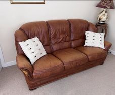 Vintage Tan Leather Suite - 20% off