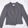 Marks & Spencer Grey Collarless Open Front Blazer 14UK/42EU Image 8