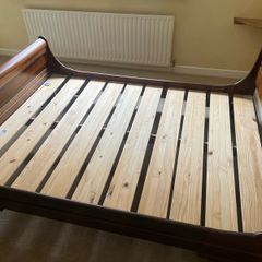 5' sleigh bed