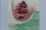 Original Art Original Drawing 'Transitioning' Irish Art abstract painting