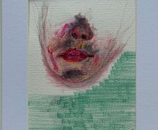 Original Art Original Drawing 'Transitioning' Irish Art abstract painting