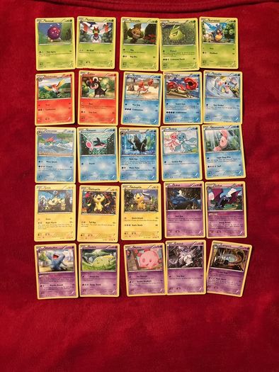 Pokemon XY Phantom Forces 51 card set Common/Uncommon