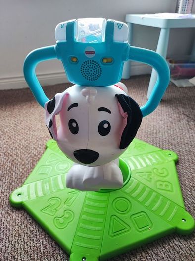 Fisher Price - bounce and spin puppy ride on