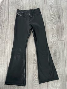 Zara Faux Leather Trousers Age 7