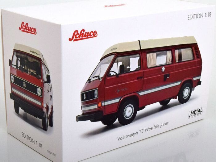 Volkswagen T3 BUS - Camper Westfalia - Schuco - New in Box - 1/18