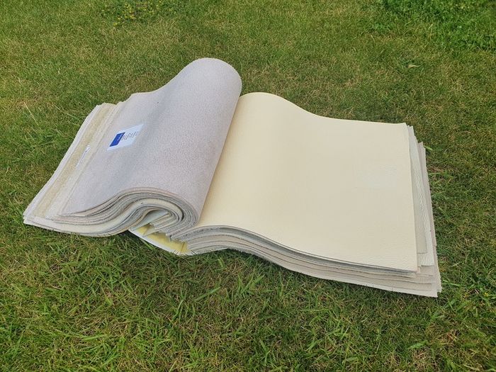 Real leather sample book