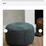 Two leather pouffes Image 3