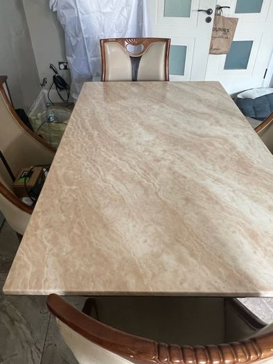 Marble table and 4 chairs