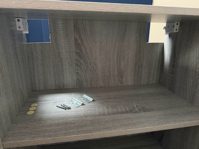 vidaXL Wall Cabinet 60x31x60 cm, Grey Sonoma Oak, Brand New / Assembled