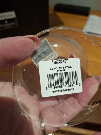 Waterford crystal brandy glasses