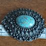 Vintage Large Pendant with Beijing Glass. Image 3