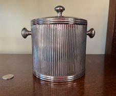 Vintage Ribbed Ice Bucket