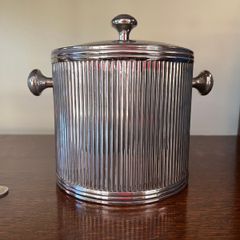 Vintage Ribbed Ice Bucket
