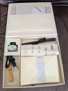 Calligraphy writing set with wax seal kit