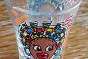 Colourful shot glass (from Brazil)