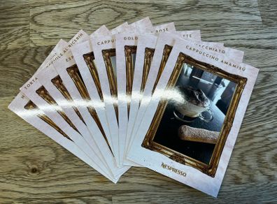 Nespresso Coffee Recipe Cards