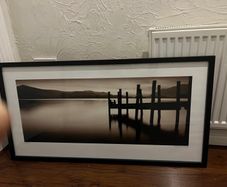 Black Framed Lake Picture