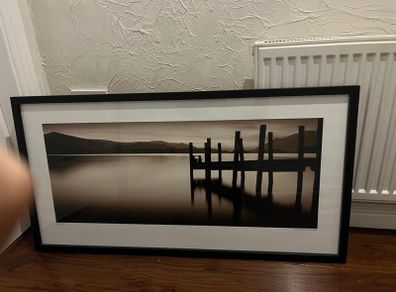 Black Framed Lake Picture