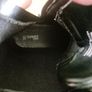 Girls black shiny boots size 3 Image 4