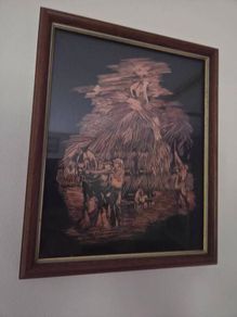 Authentic Maloney Signs Co. Clare Engraved Copper Art (Set of 2) - Rural Scenes
