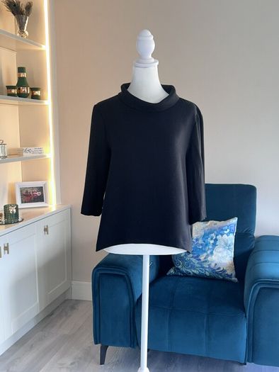 Ladies Black Blouse from River Island. Size UK 8 / EU 36