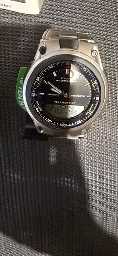 Casio New With Tags AW80 Anadigit Telememo, Alarm, Stopwatch, Wristwatch
