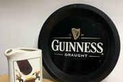 Guinness water jug and tray