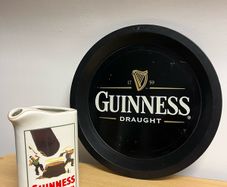Guinness water jug and tray