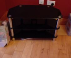 glass tv stand