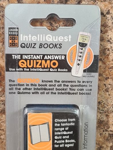 INTELLIQUEST quiz books QUIZMO instant answers