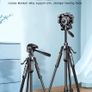 Phone Travel Self Tripod Aluminum Tall 55 140CM Stand With Quick Plates Mount Pan Head For Canon Nikon DSLR SLR Digital Camera Image 2