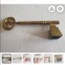 Vintage brass key shaped candle sniffer Image 3