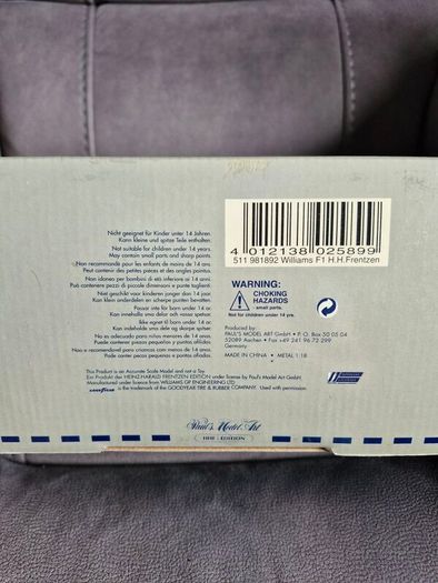 Williams F1 1:18