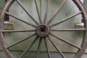 Large antique wheels
