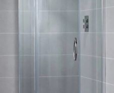 April Venturi 6 800mm Single Shower Door Quadrant. Unused, still in wrapping. Going with an alternative bathroom arrangement.