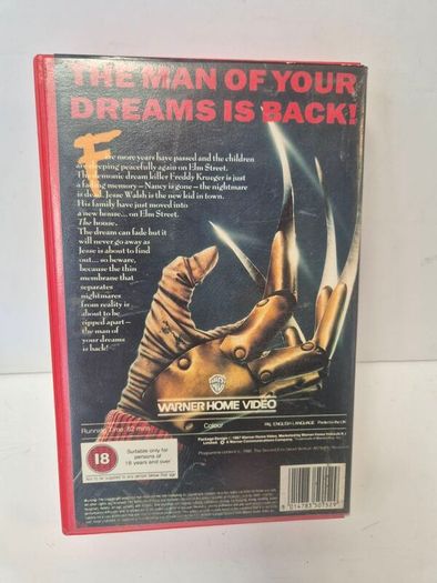 Nightmare on Elm Street Part 2: Freddy's Revenge VHS (1986 Warner Home Video, PAL)