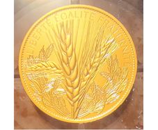 France 250 Euro Gold (.999) Brilliant Uncirculated Coin 2022 - Wheat - Natures de France - Rose Spot